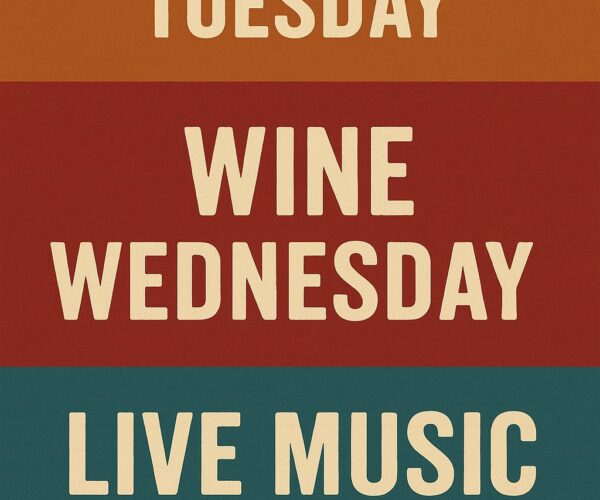Wings, Wine and Live Music!